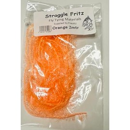 Flies4U - Fly tying Straggle Fritz - 2mt - Material - ORANGE