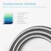 OFFO Stainless Steel Replacement High Pressure Extra Long Shower Hose,