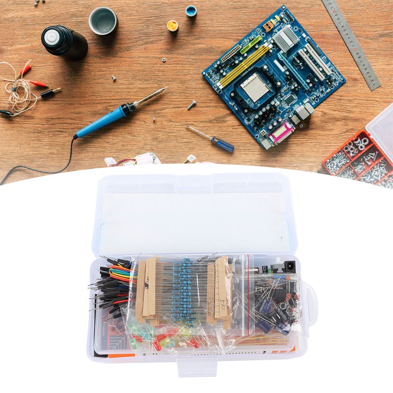 Electronics Kit Starter Fun Assortment Development Component with 830 Hole