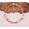 Natural Multi Tourmaline and Ethiopian Opal Bracelet, Uncut Chips Beads