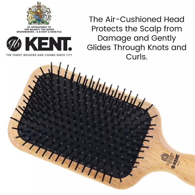 Kent "Perfect For" Fine Pin Large Paddle Hair Brush