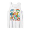 Groovy Hello High School We Back Sunglass Teacher Girls Tank