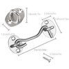 Hook and Eye Latch, 3 Pack Barn Door Latch, Heavy