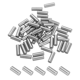 PATIKIL Metal Dowel Pins 4x12 Mm, 30 Pcs 304 Stainless Steel Shelf Support Peg Fasten Elements for Bookshelf Shelves Cabinet Closet Fixing Component Position, Silver