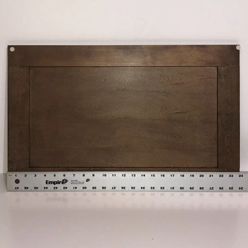 14.87x23.90 Mocha Swirl FINISHED MAPLE KITCHEN CABINET DOOR, Condition is