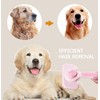 Pet Hair Removal Brush for Homes with Shedding Animals (Pink)