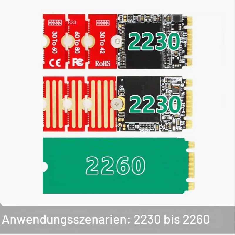 Niejgay 1 x M2 M2PLUS NGFF NVME M.2 Extended Transfer
