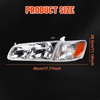 PIAOYUE- For 1997 1998 1999 Toyota Camry Halogen Front Headlights