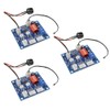 3pcs DC12V 4-Wire PWM Speed Controller Module with Buzzer with