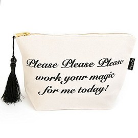 Make-up Bag 'Please Please Please work your magic for me today'