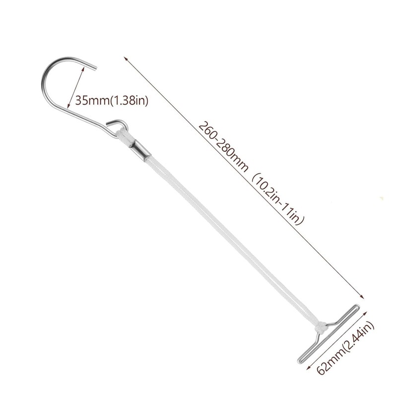 20 Pieces Pattern Making Hooks for Hanging Pattern Paper, Ideal