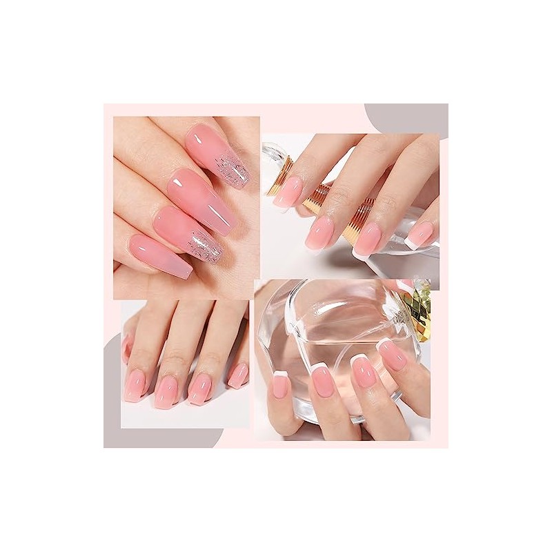 TOMICCA UV Nagellack Rose, 8ml Gel Nagellack, UV LED Soak