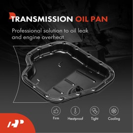 A-Premium Transmission Oil Pan Sump with Drain Plug Compatible with Toyota Corolla 2014-2024, Corolla iM 2017-2018 & Scion iM 2016, 1.8L, CVT Transmission, Without Hybrid