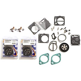 Sea Doo SPX 1993-1995 Twin Carburetor Rebuild Kit With Base Gasket & Needle Seat