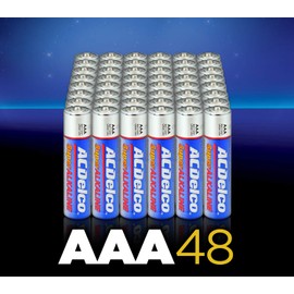 ACDelco 48-Count AAA Batteries, Maximum Power Super Alkaline Battery