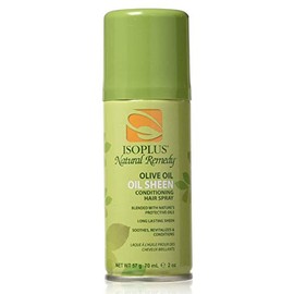 Isoplus Natural Remedy Olive Oil Sheen Hair Spray 2 Oz.