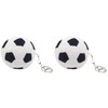 LUOZZY 2 Pcs Plush Soccer Ball Keychain Stuffed Football Keychain