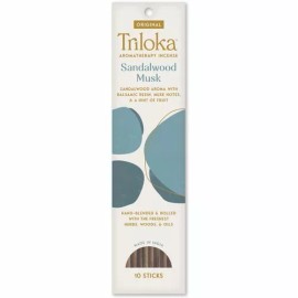 Triloka Original Aromatherapy Incense - SANDALWOOD MUSK - 10 Sticks