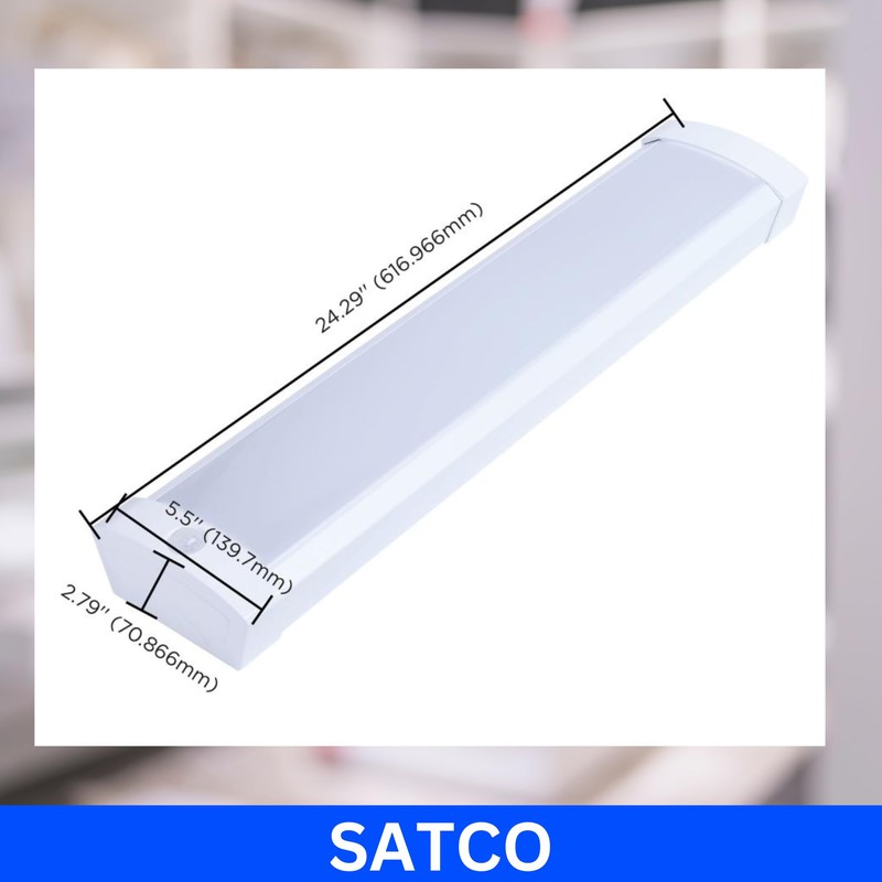 Satco 65-1214 2FT LED Ceiling Wrap Light with Motion Sensor,
