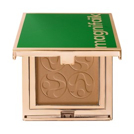 Magnifaik We Want Sun! - Polvo bronceador con mantequilla de mango y aceite de coco, maquillaje facial para un brillo natural, bronceador vegano, Río, 0.44 onzas