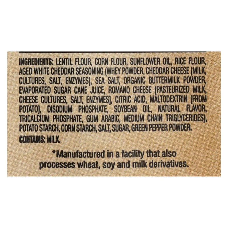 UD Daily Crave Aged White Cheddar Lentil Chips Case of