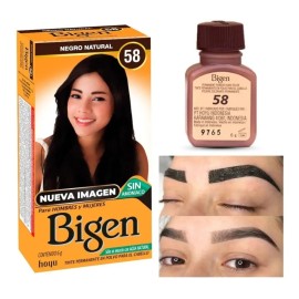 Tinte Bigen En Polvo Semi Permanente Aplicación Cejas Henna