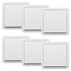 GOIYZTTR Flush-Mounted On/Off Switch Toggle Switch Light Switch All-in-One White