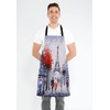 Wasach Eiffel Tower Apron, Oil Painting Paris Apron Home Kitchen