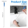 4 Packs Snake Drain Hair Removal Tools, 17.7" Long Flexible