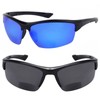 Mass Vision 2 Pair of Unisex Bifocal Reading Sunglasses -