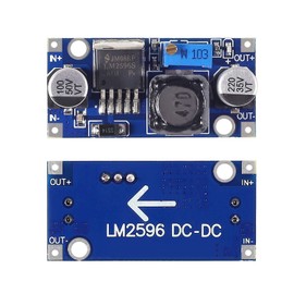 6Pcs LM2596 Power Converter Step Down Module DC to DC Buck Converter 3.2V-35V to DC1.25V-30V Voltage Regulator Power Supply Module LM2596S