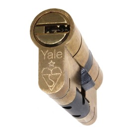 30/40 Brass YALE Superior Euro Cylinder with 3 Keys Anti Snap / Bump / Pick / Drill / Pull High Security uPVC Composite Door Barrel Profile Lock