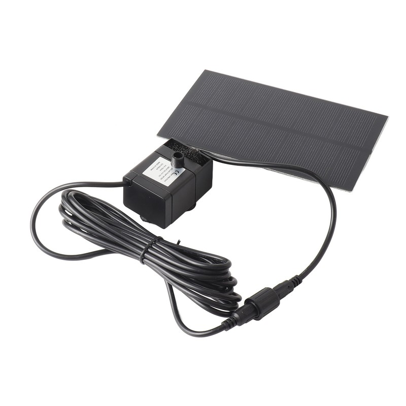 Solar Fountain Pump 5.5V 1.5W Polycrystalline Silicon Solar Panel Birdbath