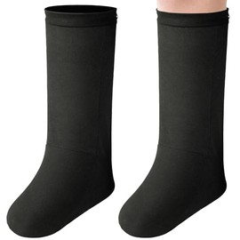 2 piezas de la pierna cubierta de fundición con cremallpor debajo del molde de la rodilla funda de calceelelástica para los hombres las mujeres yeso protección anti-arañazo