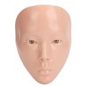 3D Reusable Makeup Practice Mannequin Face, Silicone Full Face for