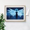 Cyberpunk Angel H1022 Framed Print for Living Room Bedroom Home