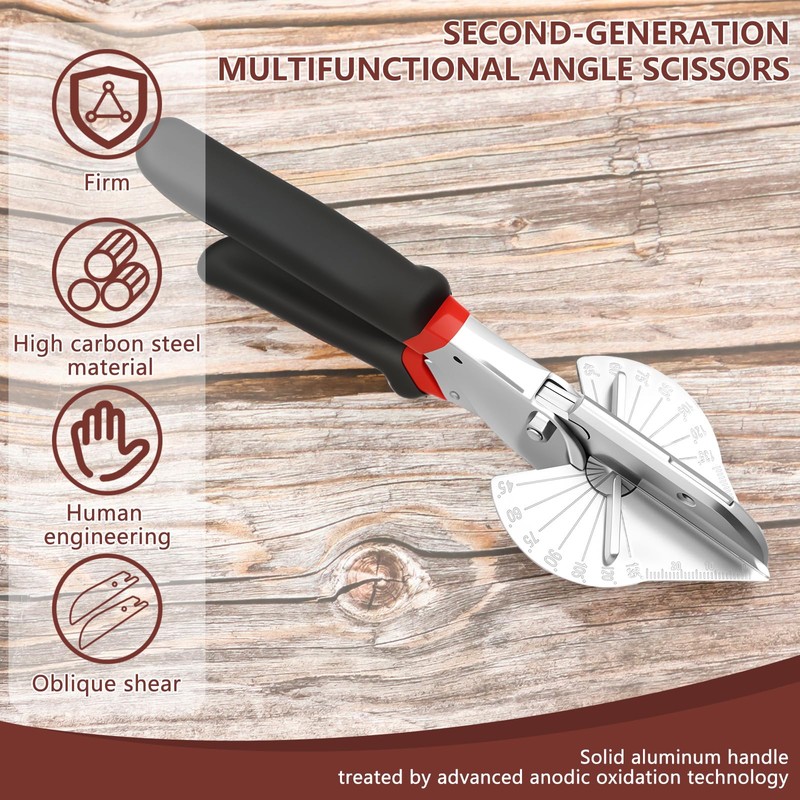 Abizarch Multi Angle Trunking Shears High Carbon Steel Miter Shears