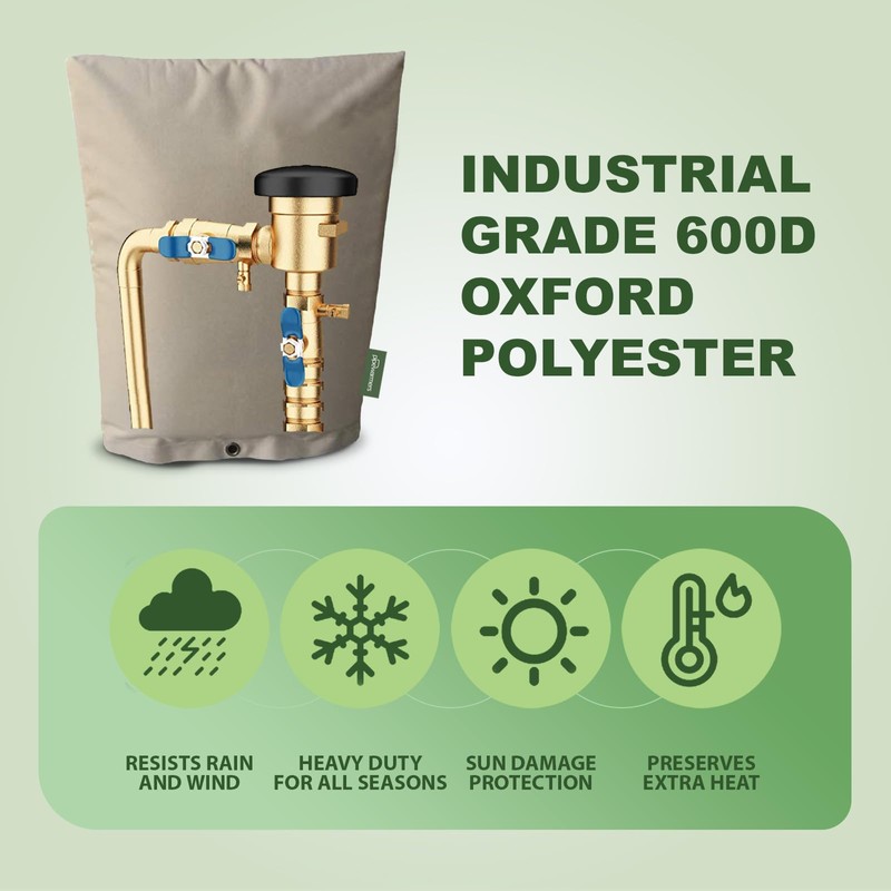 The Original Winter Pipe Insulation Cover (0˚F) - Extra-Thick EVA+NBR
