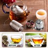Monsully 2 Pack Tea Infuser for Loose Tea, Stainless Steel