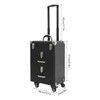 YIYIONCE Rolling Makeup Train Case Upgraded Professional Makeup Case 3