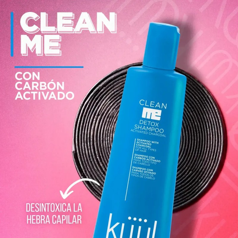 Küül Clean Me Shampoo Detox Con Carbón Activado 300 Ml