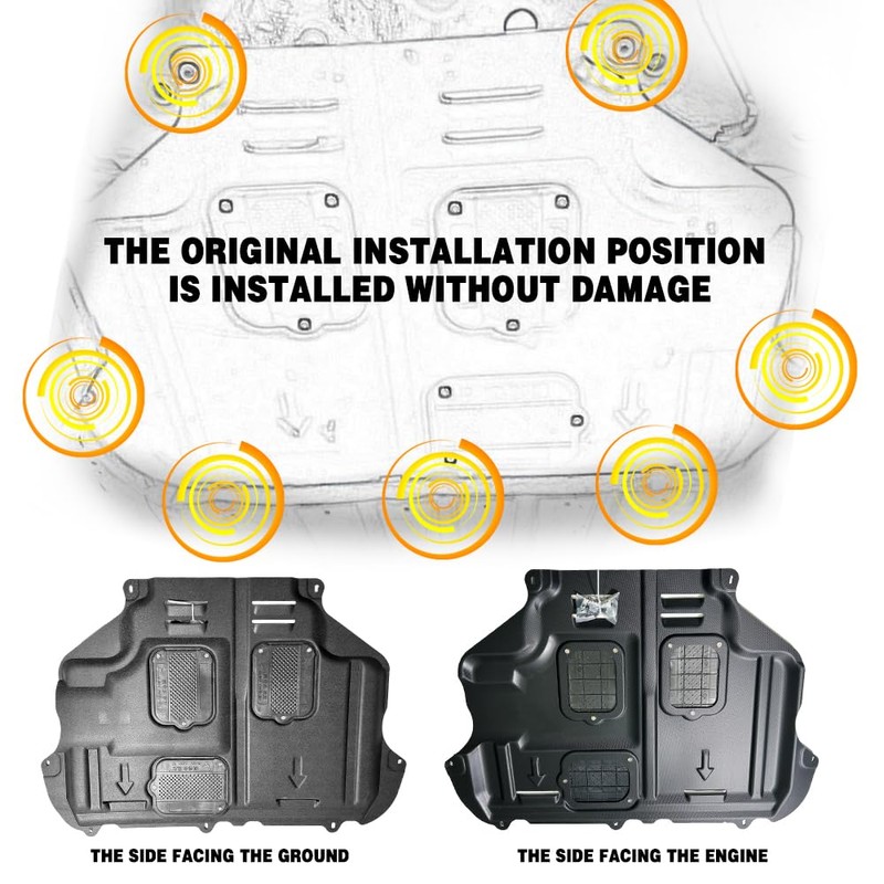 Mud Flaps Engine Guards for Ford Escape 2013 2014 2015