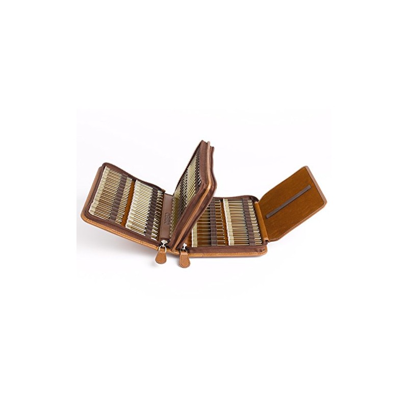 offro Homeopathy made of organic leather for 120 glasses