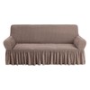 NICEEC Sofa Slipcover Coffee Sofa Cover 1 Piece Easy Fitted