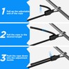 SDTC Tech 48 Inch Adjustable Bungee Cords with Carabiner Hooks
