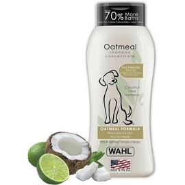 USA Dry Skin & Itch Relief Pet Shampoo for Dogs – Oatmeal Formula with Coconut Lime Verbena & Pet Friendly Formula, 24 Oz - Model 820004A