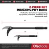 Olsa Tools 2pc Indexing Pry Bar | Heavy Duty 10