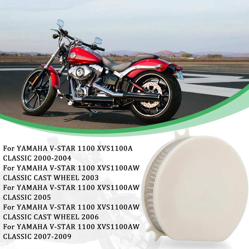5EL-14451-00 HFA4913 Air Filter Replacement for Yamaha V-STAR 1100 XVS1100