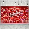BlissYard Valentine's Day Banner Valentine's Day Decoration Red Heart Cute