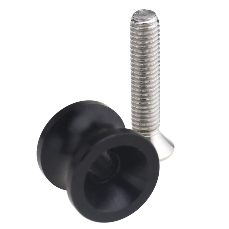 Black 8 mm M8 CNC Aluminium Motorcycle Bicycle Accessories Slider